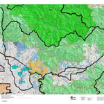 Montana HuntData LLC Montana Elk Hunting District 281 Land Ownerhip Map digital map