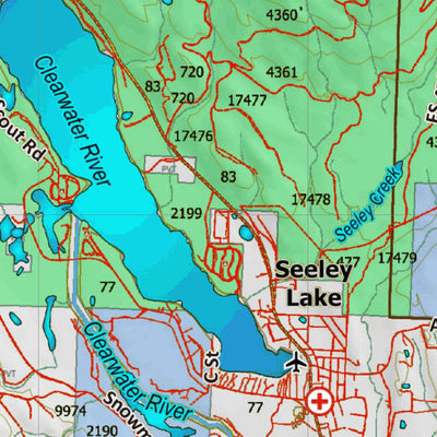 Montana HuntData LLC Montana Elk Hunting District 285 Land Ownerhip Map digital map
