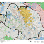 Montana HuntData LLC Montana Elk Hunting District 291 Land Ownerhip Map digital map
