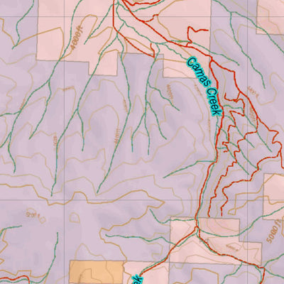Montana HuntData LLC Montana Elk Hunting District 292 Land Ownerhip Map digital map
