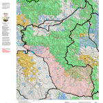 Montana HuntData LLC Montana Elk Hunting District 293 Land Ownerhip Map digital map
