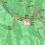 Montana HuntData LLC Montana Elk Hunting District 293 Land Ownerhip Map digital map