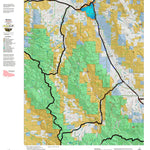 Montana HuntData LLC Montana Elk Hunting District 302 Land Ownerhip Map digital map