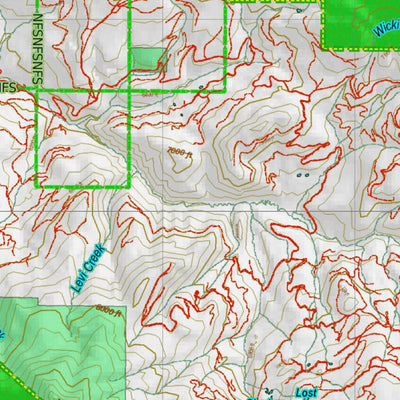 Montana HuntData LLC Montana Elk Hunting District 311 Land Ownerhip Map digital map