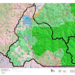 Montana HuntData LLC Montana Elk Hunting District 313 Land Ownerhip Map digital map