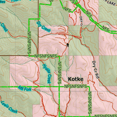 Montana HuntData LLC Montana Elk Hunting District 314 Land Ownerhip Map digital map