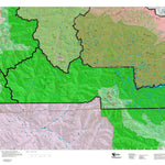 Montana HuntData LLC Montana Elk Hunting District 316 Land Ownerhip Map digital map