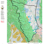 Montana HuntData LLC Montana Elk Hunting District 321 Land Ownerhip Map digital map