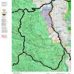 Montana HuntData LLC Montana Elk Hunting District 323 Land Ownerhip Map digital map