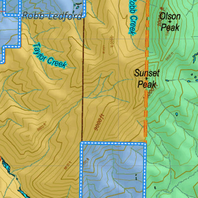 Montana HuntData LLC Montana Elk Hunting District 324 Land Ownerhip Map digital map