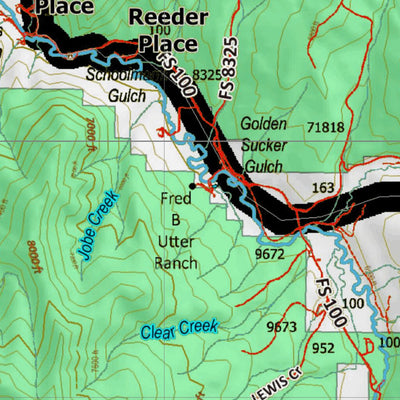 Montana HuntData LLC Montana Elk Hunting District 324 Land Ownerhip Map digital map