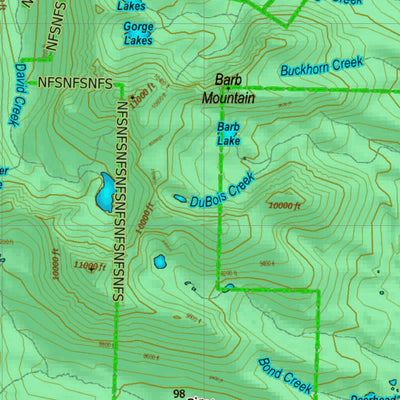 Montana HuntData LLC Montana Elk Hunting District 331 Land Ownerhip Map digital map