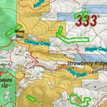 Montana HuntData LLC Montana Elk Hunting District 333 Land Ownerhip Map digital map