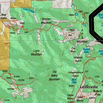 Montana HuntData LLC Montana Elk Hunting District 340 Land Ownerhip Map digital map