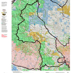 Montana HuntData LLC Montana Elk Hunting District 343 Land Ownerhip Map digital map