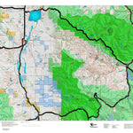 Montana HuntData LLC Montana Elk Hunting District 360 Land Ownerhip Map digital map