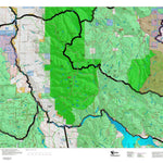 Montana HuntData LLC Montana Elk Hunting District 362 Land Ownerhip Map digital map