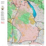 Montana HuntData LLC Montana Elk Hunting District 380 Land Ownerhip Map digital map