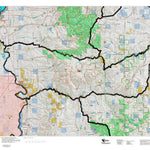 Montana HuntData LLC Montana Elk Hunting District 390 Land Ownerhip Map digital map