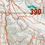 Montana HuntData LLC Montana Elk Hunting District 390 Land Ownerhip Map digital map