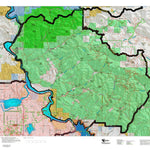 Montana HuntData LLC Montana Elk Hunting District 392 Land Ownerhip Map digital map