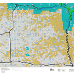 Montana HuntData LLC Montana Elk Hunting District 410 Land Ownerhip Map digital map