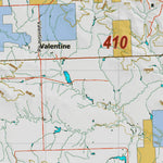 Montana HuntData LLC Montana Elk Hunting District 410 Land Ownerhip Map digital map
