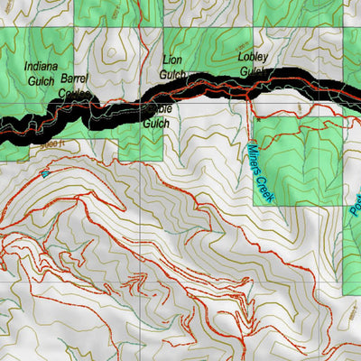 Montana HuntData LLC Montana Elk Hunting District 413 Land Ownerhip Map digital map
