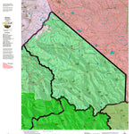 Montana HuntData LLC Montana Elk Hunting District 415 Land Ownerhip Map digital map