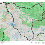 Montana HuntData LLC Montana Elk Hunting District 416 Land Ownerhip Map digital map