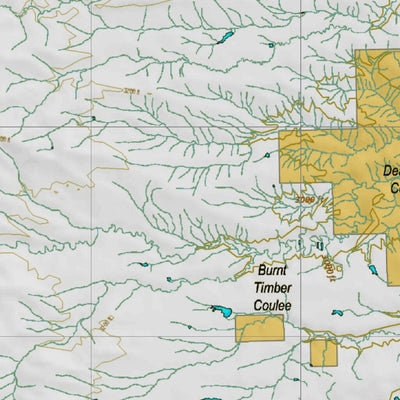 Montana HuntData LLC Montana Elk Hunting District 417 Land Ownerhip Map digital map