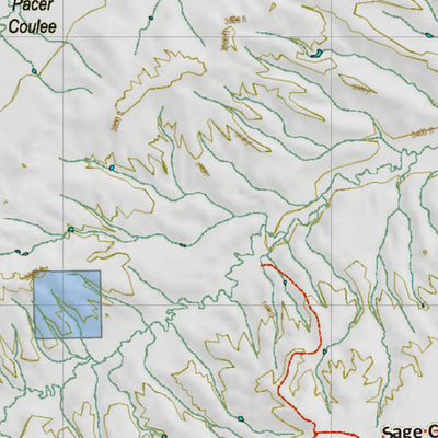 Montana HuntData LLC Montana Elk Hunting District 419 Land Ownerhip Map digital map