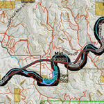 Montana HuntData LLC Montana Elk Hunting District 421 Land Ownerhip Map digital map