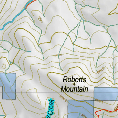 Montana HuntData LLC Montana Elk Hunting District 423 Land Ownerhip Map digital map