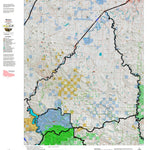 Montana HuntData LLC Montana Elk Hunting District 445 Land Ownerhip Map digital map