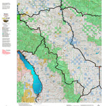Montana HuntData LLC Montana Elk Hunting District 446 Land Ownerhip Map digital map