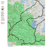 Montana HuntData LLC Montana Elk Hunting District 448 Land Ownerhip Map digital map