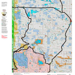 Montana HuntData LLC Montana Elk Hunting District 450 Land Ownerhip Map digital map