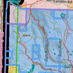 Montana HuntData LLC Montana Elk Hunting District 450 Land Ownerhip Map digital map