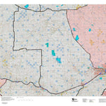 Montana HuntData LLC Montana Elk Hunting District 500 Land Ownerhip Map digital map