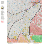 Montana HuntData LLC Montana Elk Hunting District 502 Land Ownerhip Map digital map