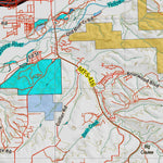 Montana HuntData LLC Montana Elk Hunting District 502 Land Ownerhip Map digital map