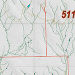 Montana HuntData LLC Montana Elk Hunting District 511 Land Ownerhip Map digital map