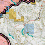 Montana HuntData LLC Montana Elk Hunting District 520 Land Ownerhip Map digital map