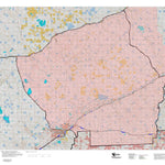 Montana HuntData LLC Montana Elk Hunting District 590 Land Ownerhip Map digital map