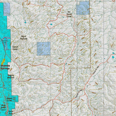 Montana HuntData LLC Montana Elk Hunting District 600 Land Ownerhip Map digital map