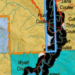 Montana HuntData LLC Montana Elk Hunting District 631 Land Ownerhip Map digital map