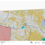 Montana HuntData LLC Montana Elk Hunting District 670 Land Ownerhip Map digital map