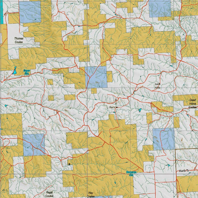 Montana HuntData LLC Montana Elk Hunting District 670 Land Ownerhip Map digital map