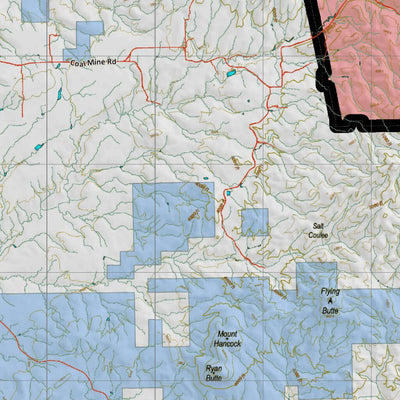 Montana HuntData LLC Montana Elk Hunting District 690 Land Ownerhip Map digital map